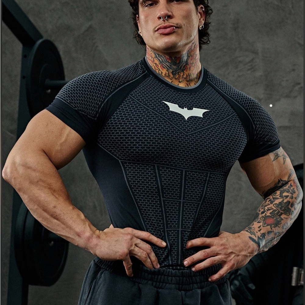 YoungLA Batman compression shirt M